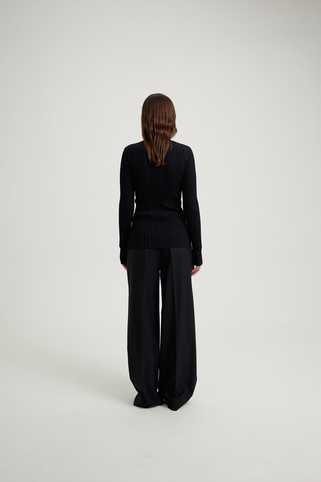 Ribbed Long Sleeve Knit
