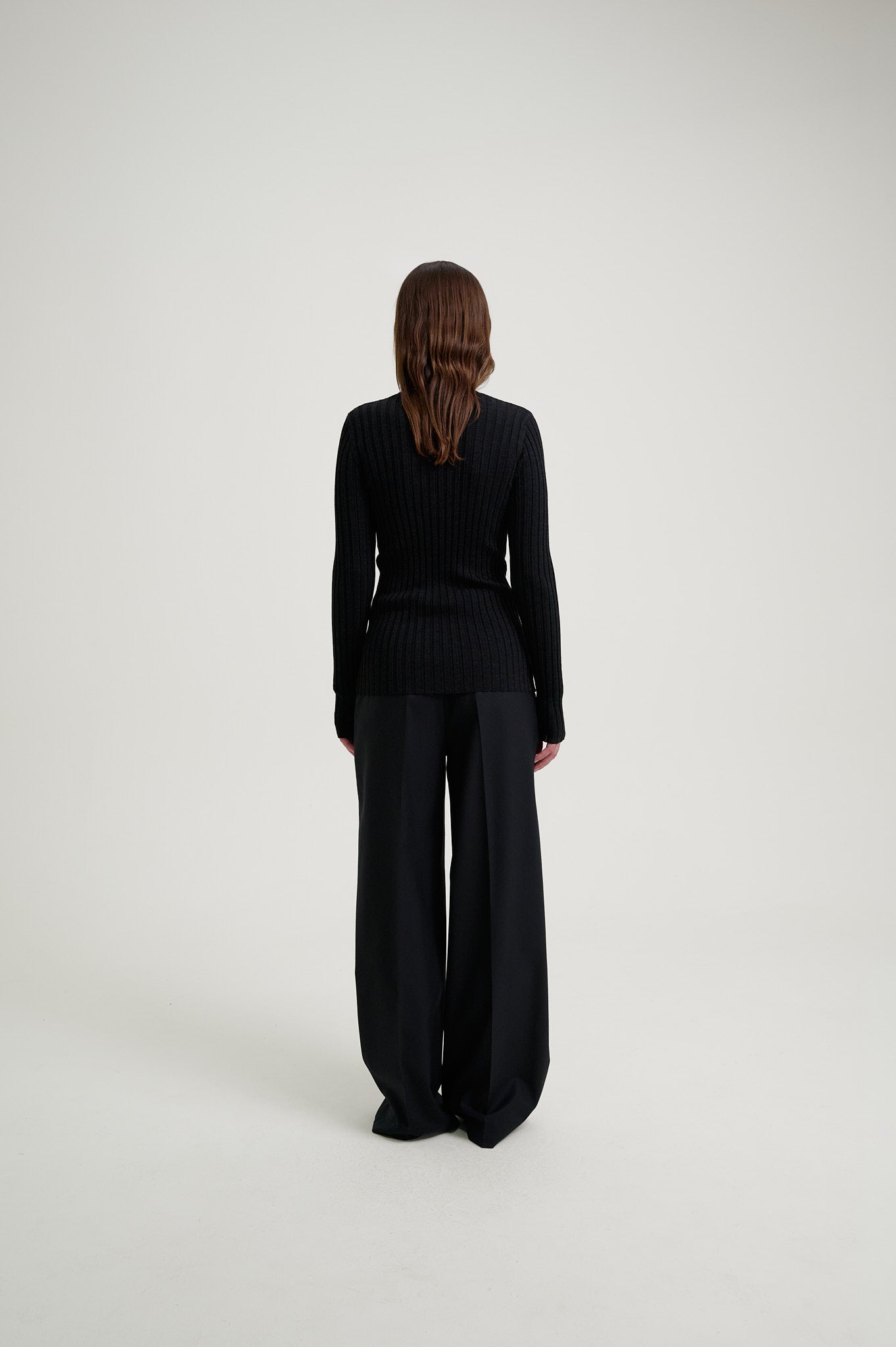 Ribbed Long Sleeve Knit