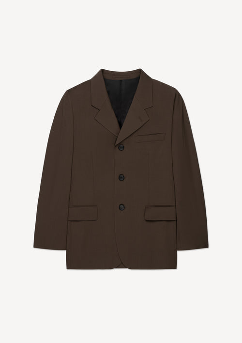 3-BUTTON JACKET IN VIRGIN WOOL