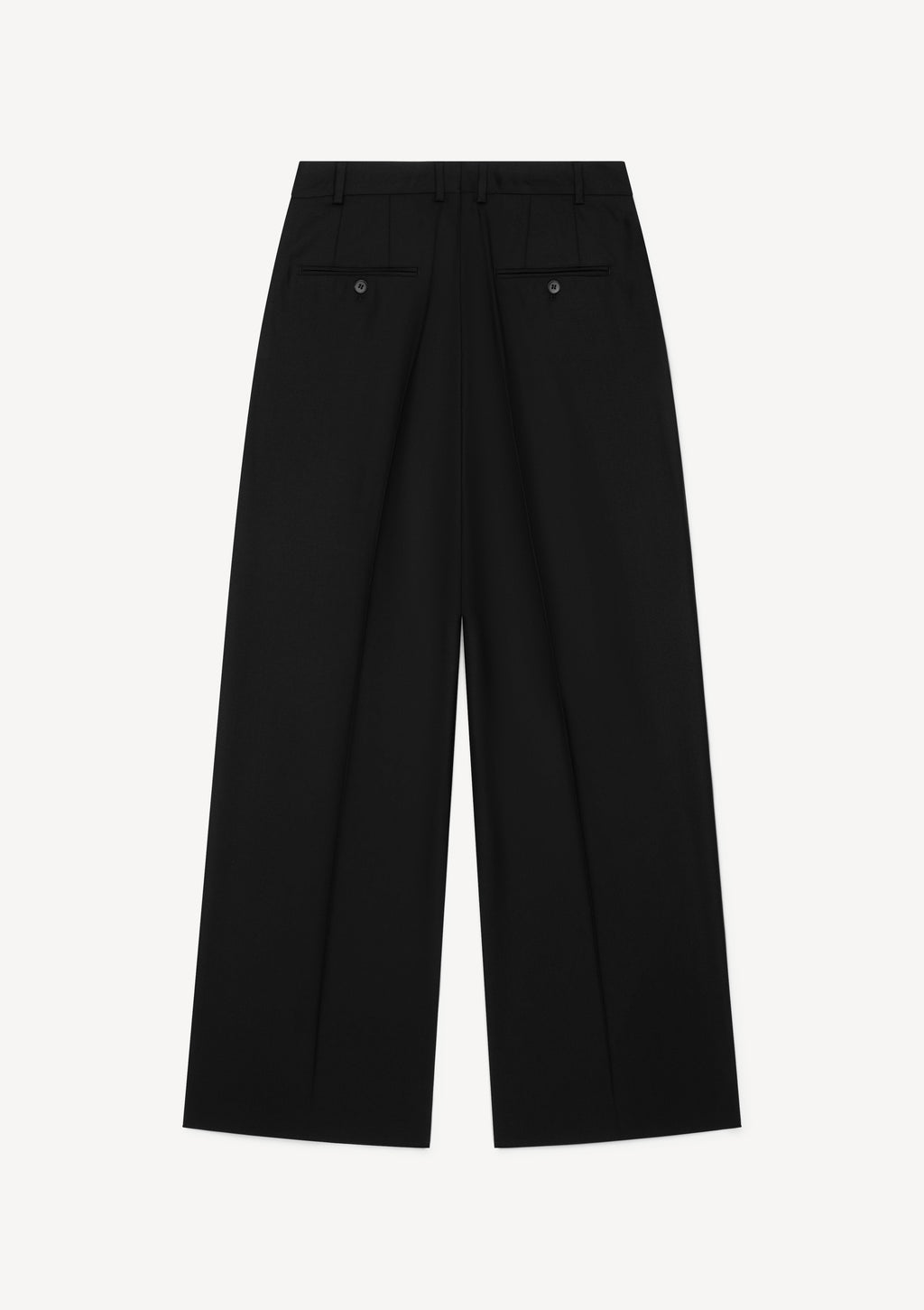 PLEATED WIDE-LEG TROUSERS