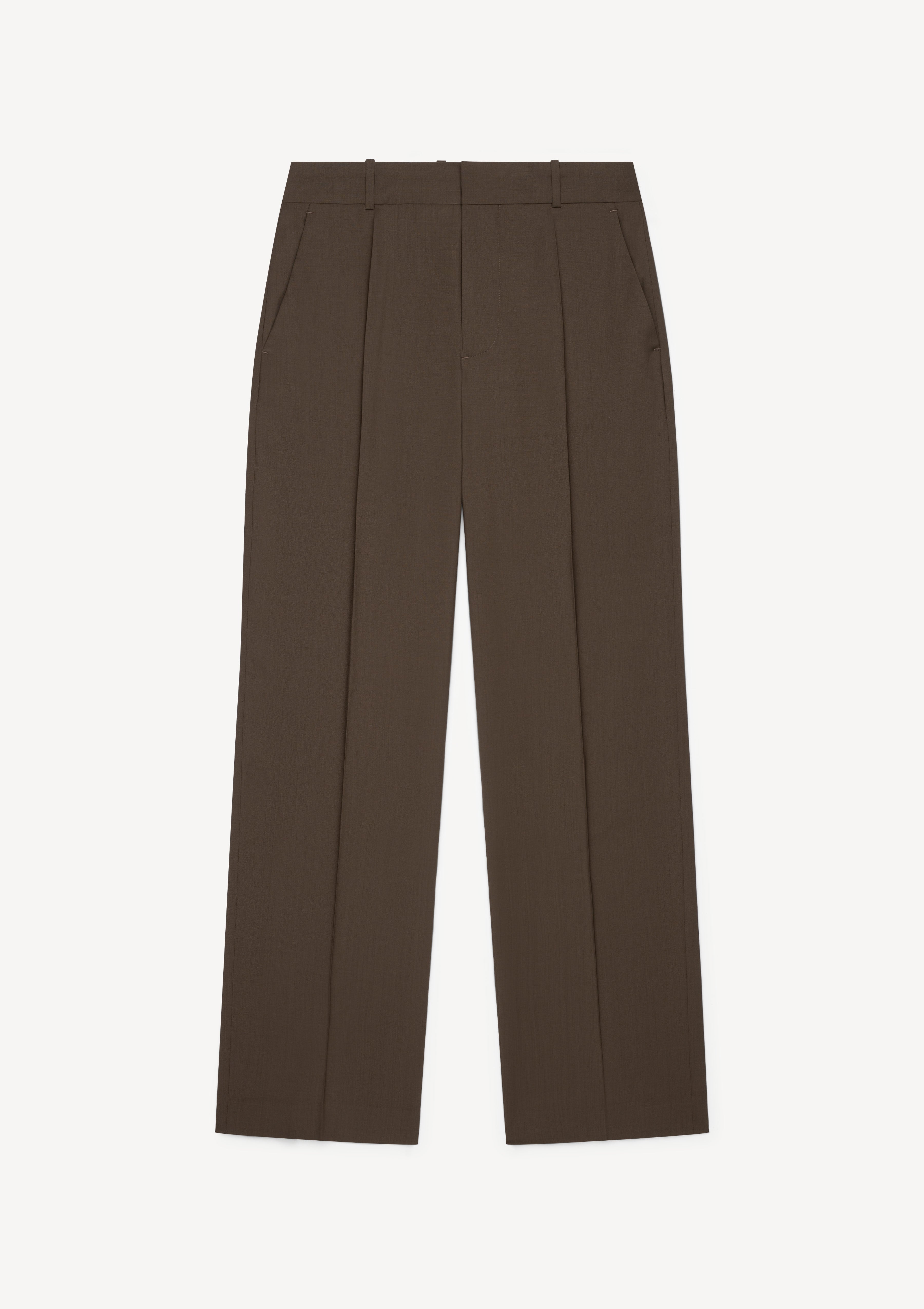 TAPERED TROUSERS IN VIRGIN WOOL