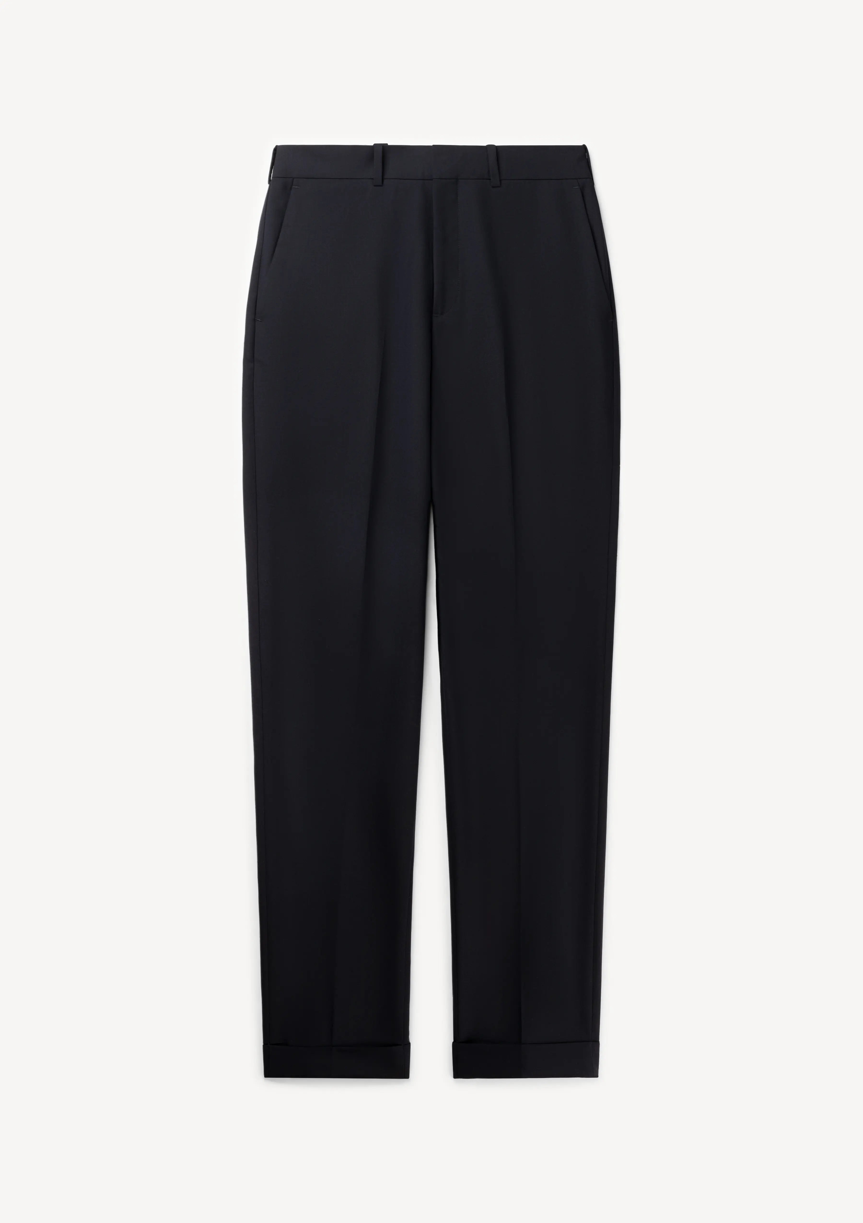 STRAIGHT-LEG TROUSERS